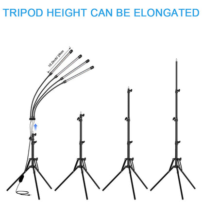 Floor Plant Light Tripod Stand 38 to 120cm and 3 Modes for Seedlings view 11