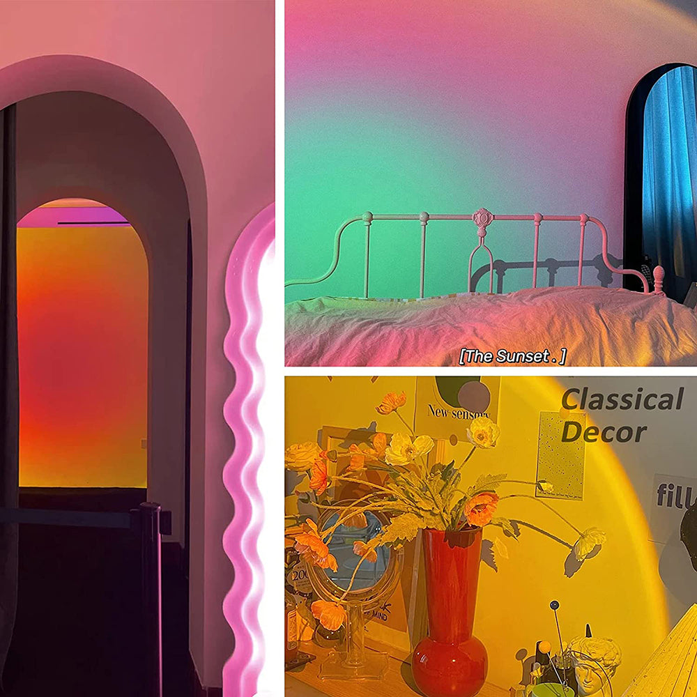 Sunset Projection Light 4 in 1 Lamp for Bedroom Ceiling and Room Decor view 5