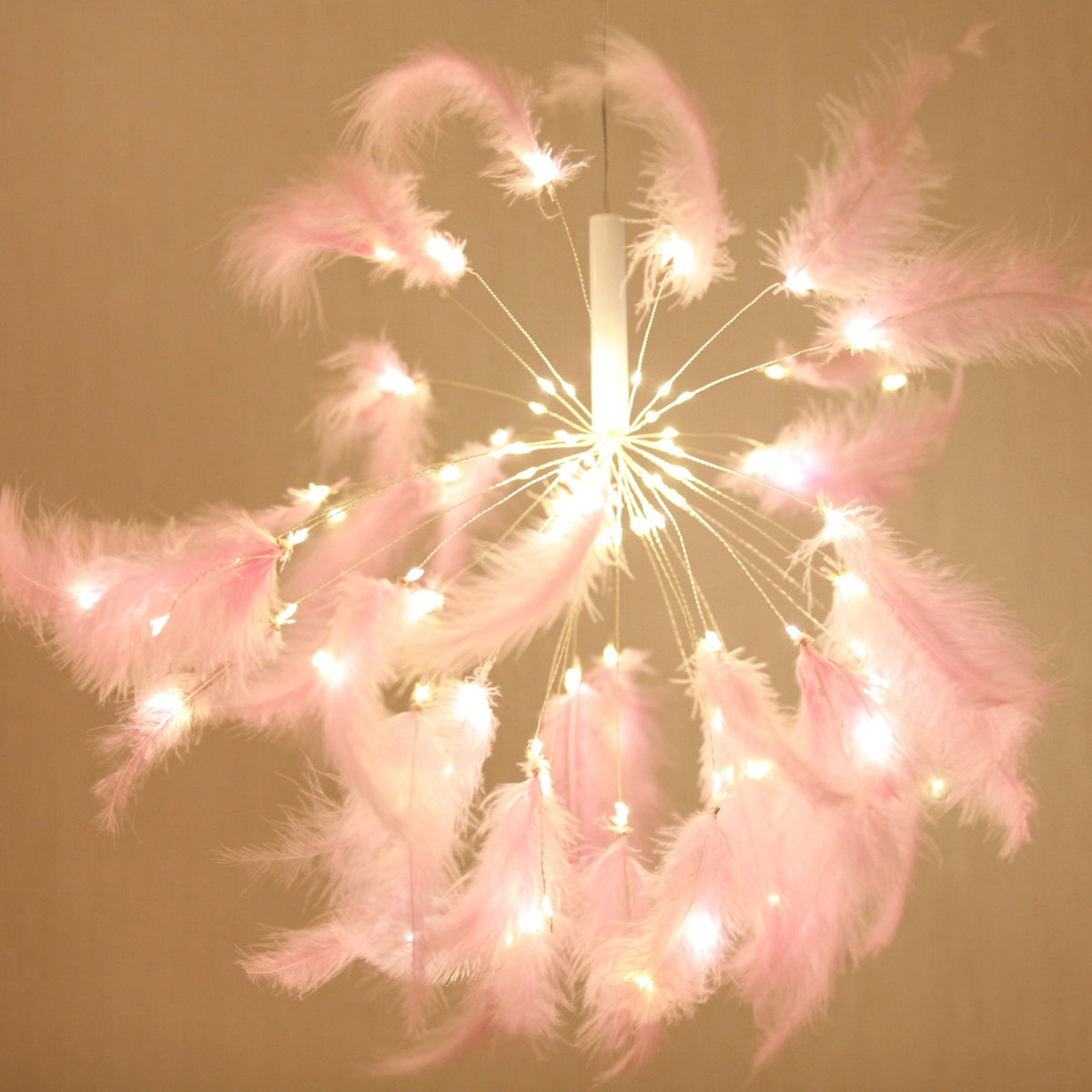 Feather Starburst String Lights for Bedroom Party and Wedding Decor view 8