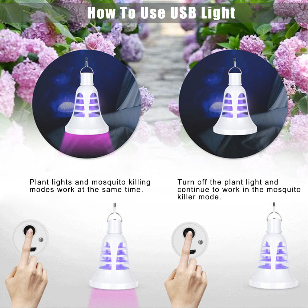 Electric UV Mosquito Killer LED Lamp 2 in 1 Plant Light for Seedlings view 9