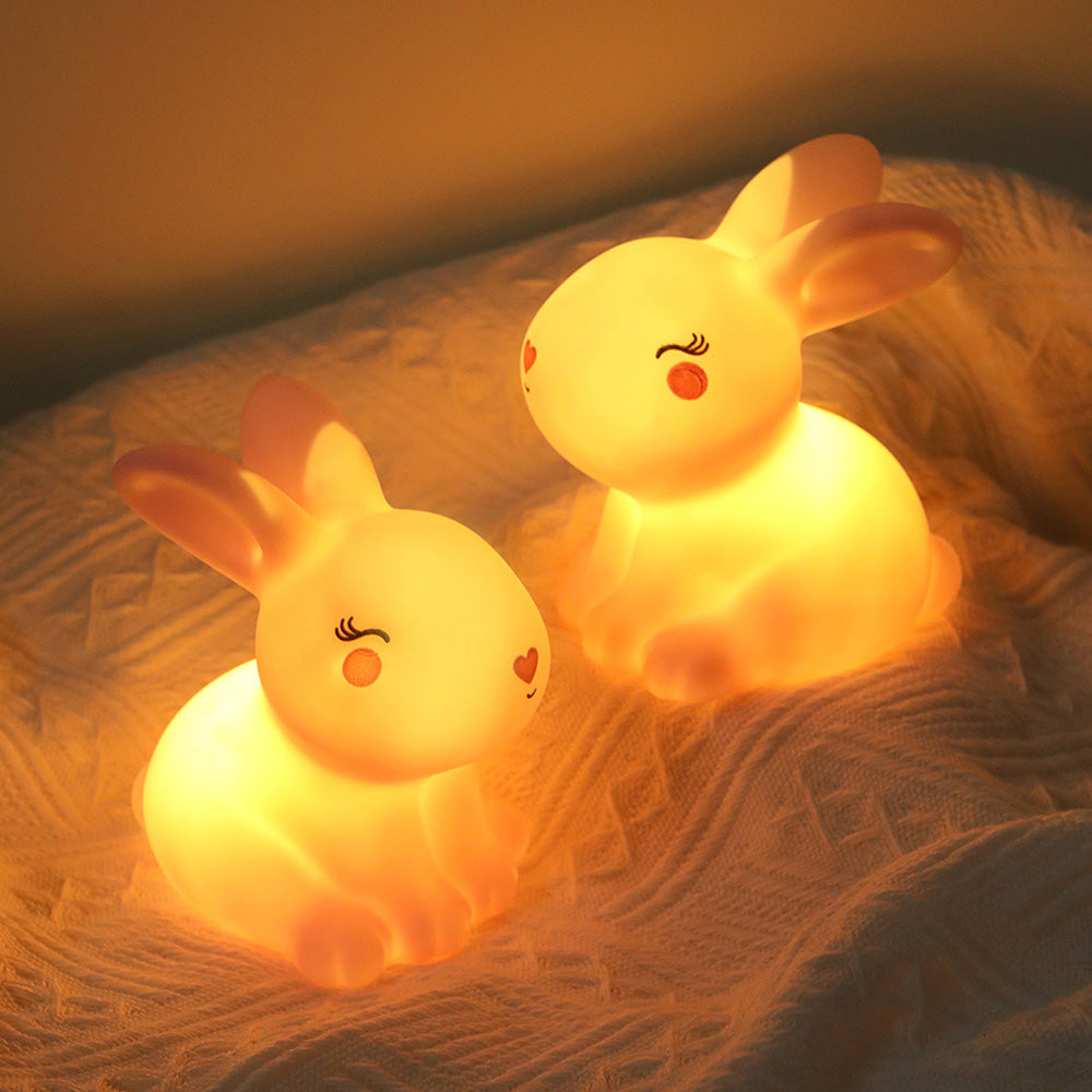Rabbit Night Light Lamp for Bedroom Nursery and Kids Room Decor view 8