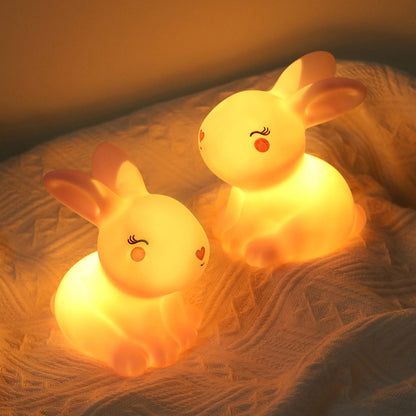 Rabbit Night Light Lamp for Bedroom Nursery and Kids Room Decor view 8