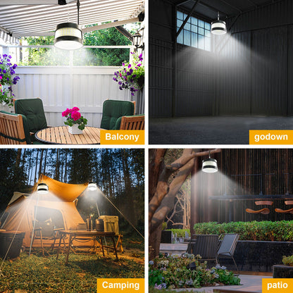 160 LED Outdoor Waterproof Solar Pendant Lights for Garden and Patio view 9
