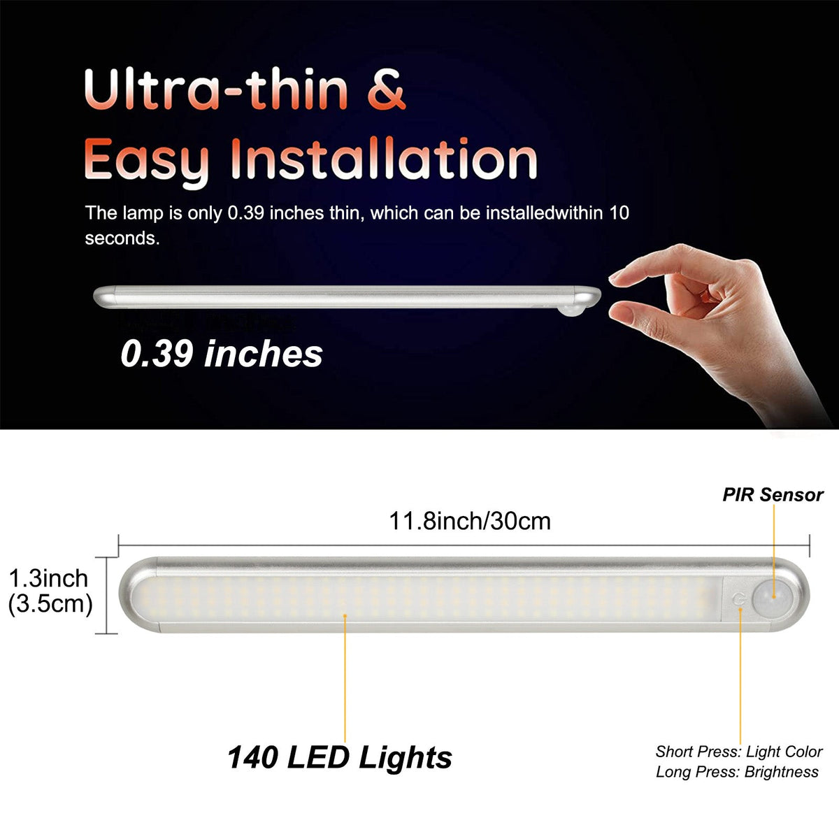 LED Closet Light Motion Activated for Closet Cabinet and Stairs view 10