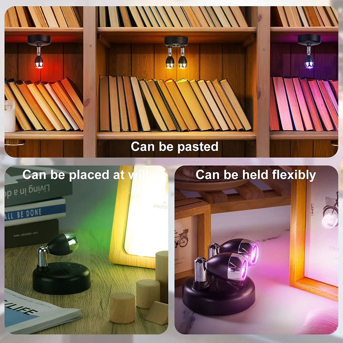 RGB Wireless Spotlight for Accent Lighting Shelves and Displays view 9