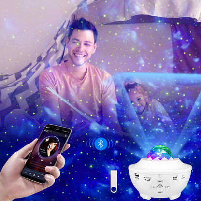 LED Star Night Light Bluetooth Music Player Lamp for Bedroom view 9