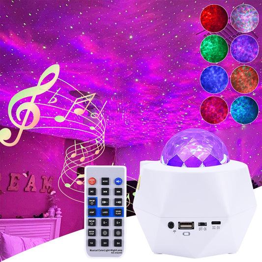 Star Projector Night Light Lamp for Bedroom Ceiling and Room Decor
