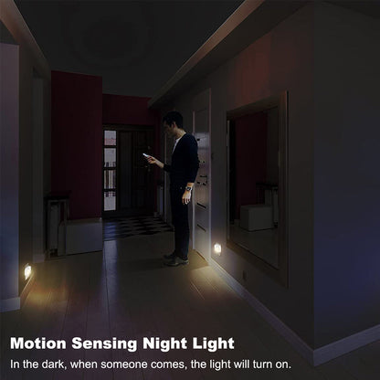 Plug in LED Motion Sensor Night Light Lamp for Bedroom and Hallway view 6
