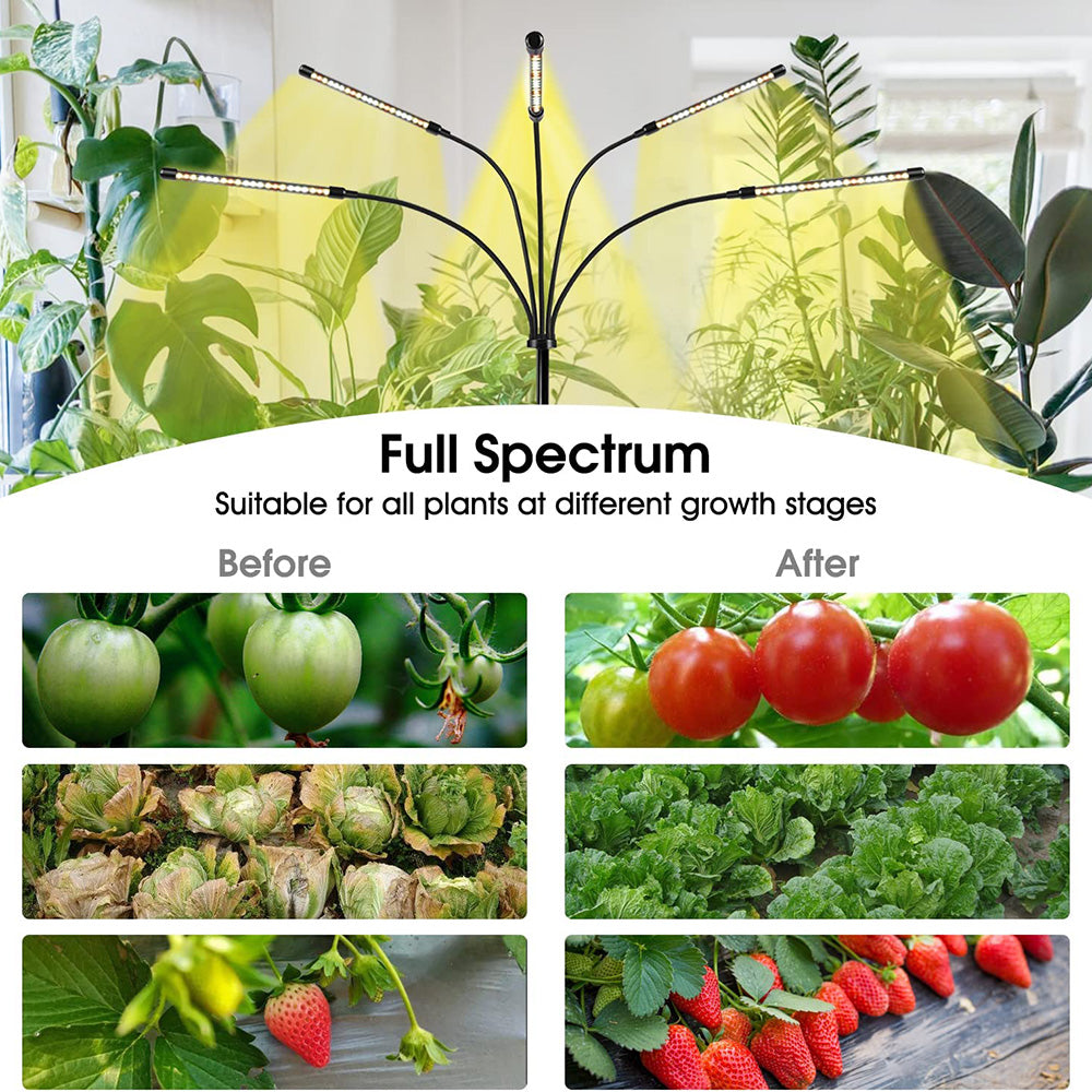 Waterproof LED Plant Grow Lights Full Spectrum for Seedlings view 9