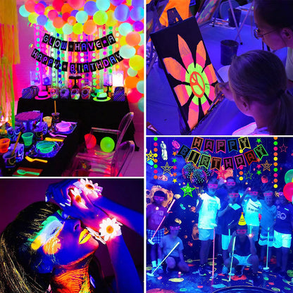 2.5M LED UV Black Strip Light for Parties Posters and Room Decor view 16
