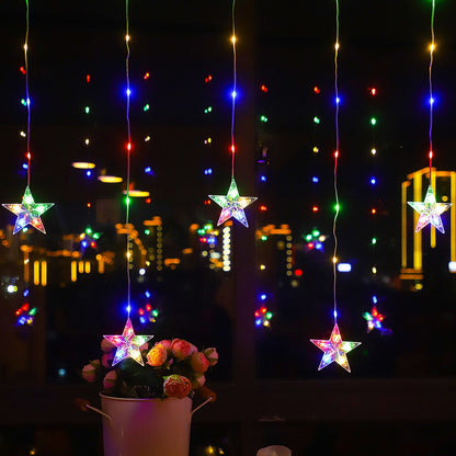 Waterproof LED Curtain Icicle String Light 2M 82LEDs for Window Decor view 6