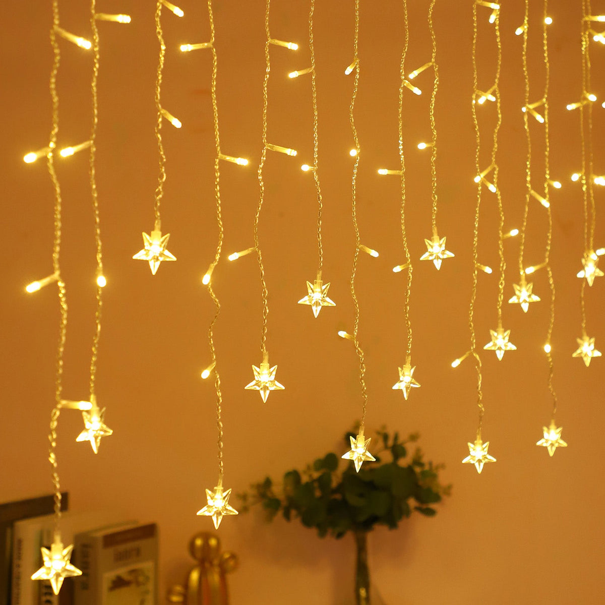LED Curtain Icicle String Light 3M 96LEDs for Window and Party Decor