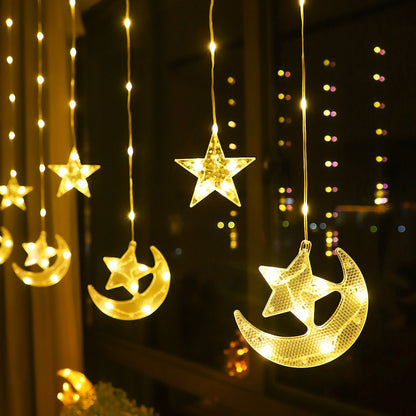 Waterproof LED Curtain Icicle String Light 2.3M 82LEDs for Party Decor view 9