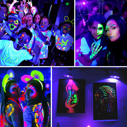 2.5M LED UV Black Strip Light for Parties Posters and Room Decor view 18