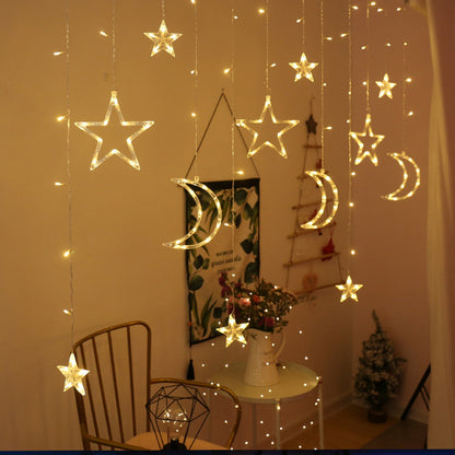 Waterproof LED Curtain Icicle String Light 3M 120LEDs for Window Decor view 3
