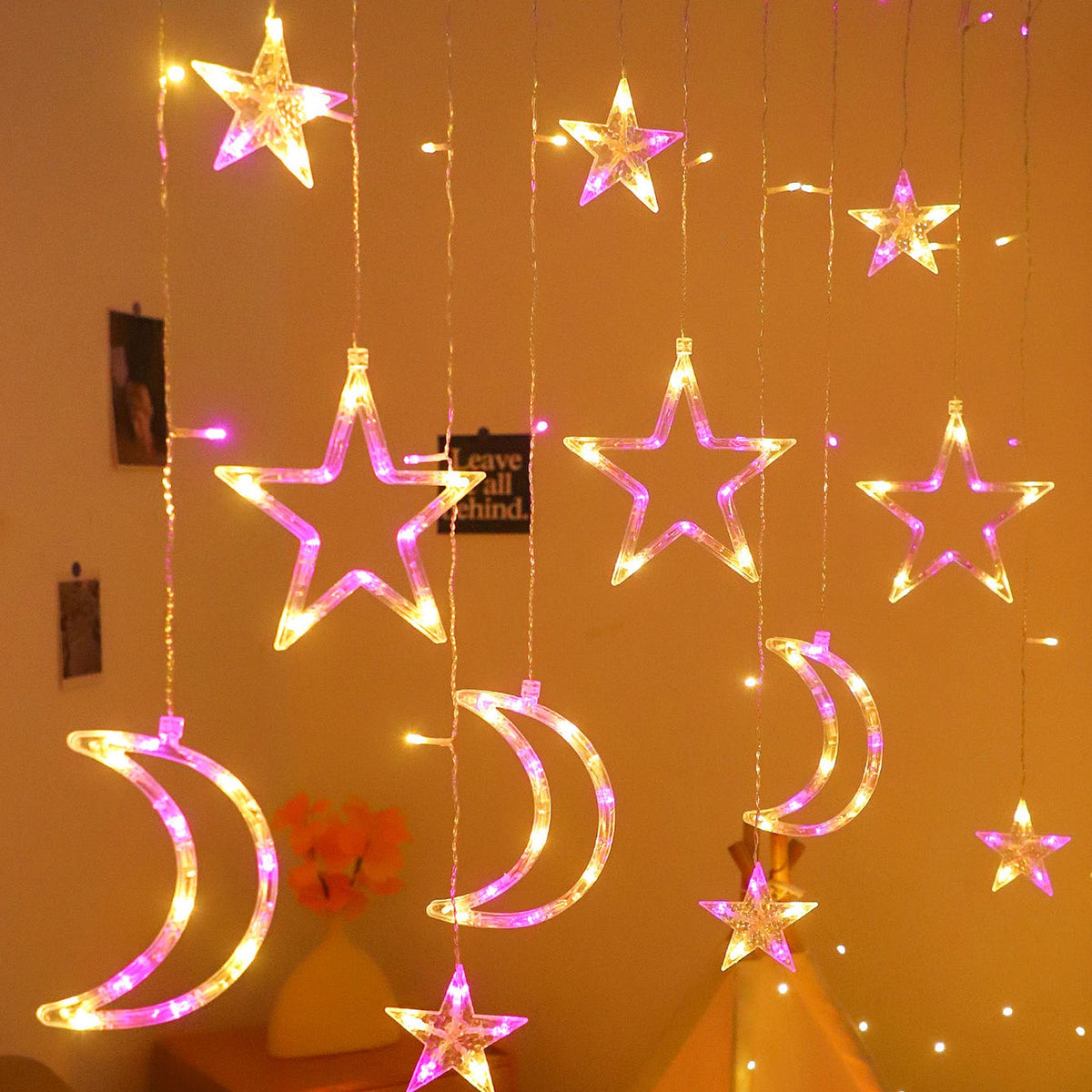 Waterproof LED Curtain Icicle String Light 3M 120LEDs for Window Decor view 17