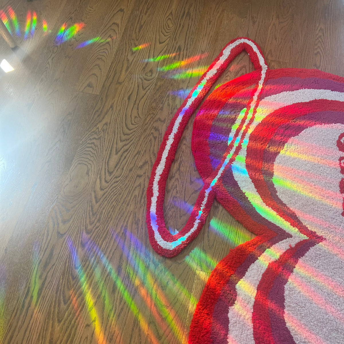 It Comes In Waves Sun Catcher Sticker for Windows and Rainbow Decor view 5