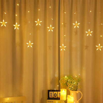 Waterproof LED Curtain Icicle String Light 2M 62LEDs for Window Decor view 2
