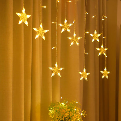 Waterproof LED Curtain Icicle String Light 2M 62LEDs for Window Decor view 5