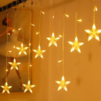 Waterproof LED Curtain Icicle String Light 2M 62LEDs for Window Decor view 6