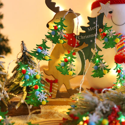 Christmas Pattern String Light 1.5M 10LEDs for Tree and Window Decor view 12