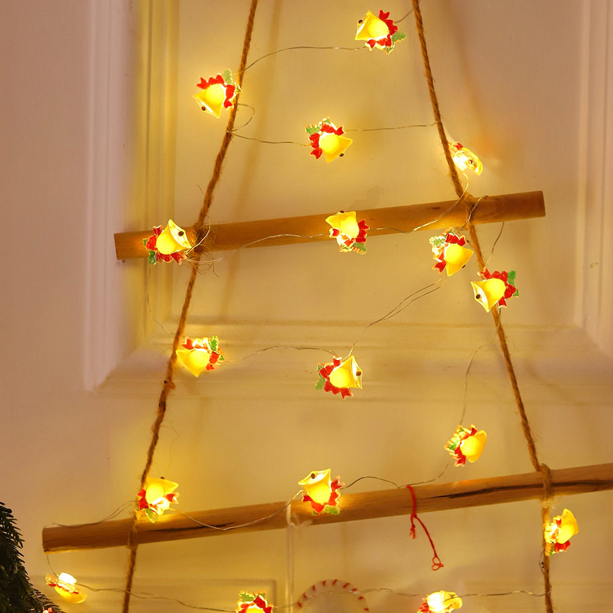 Copper Wire LED String Lights Christmas Pattern for Bedroom Decor view 8