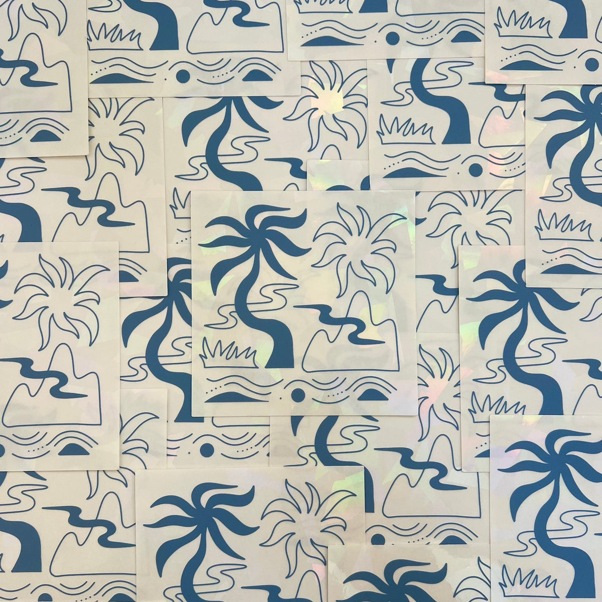 Oasis Sun Catcher Sticker for Home Windows and Rainbow Decor