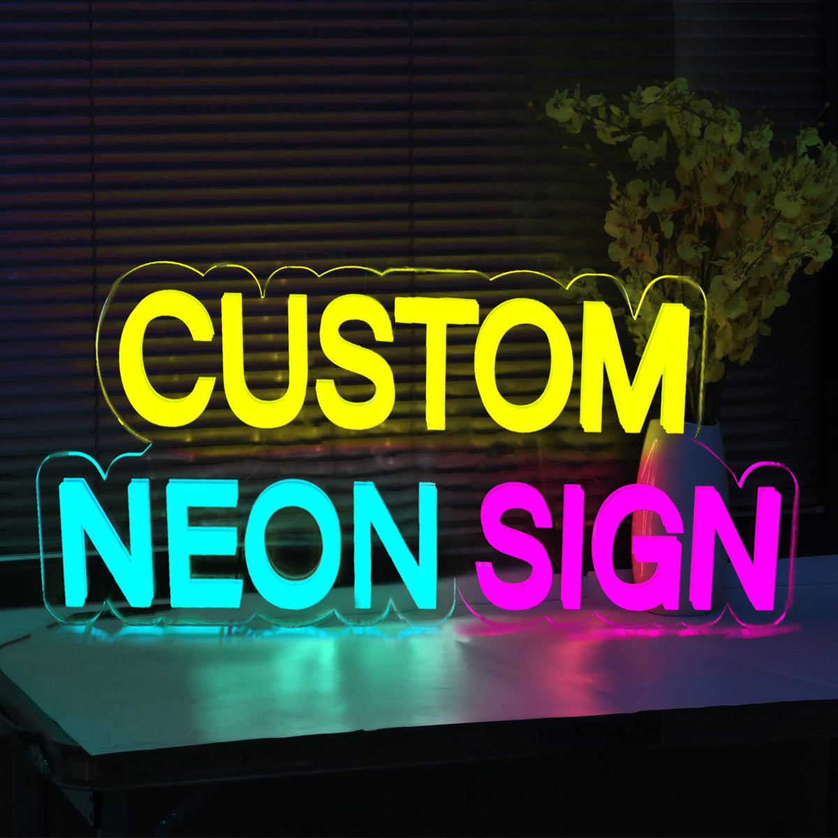 Custom Neon Sign LED Light for Bedroom Bar Shop and Wall Decor view 2