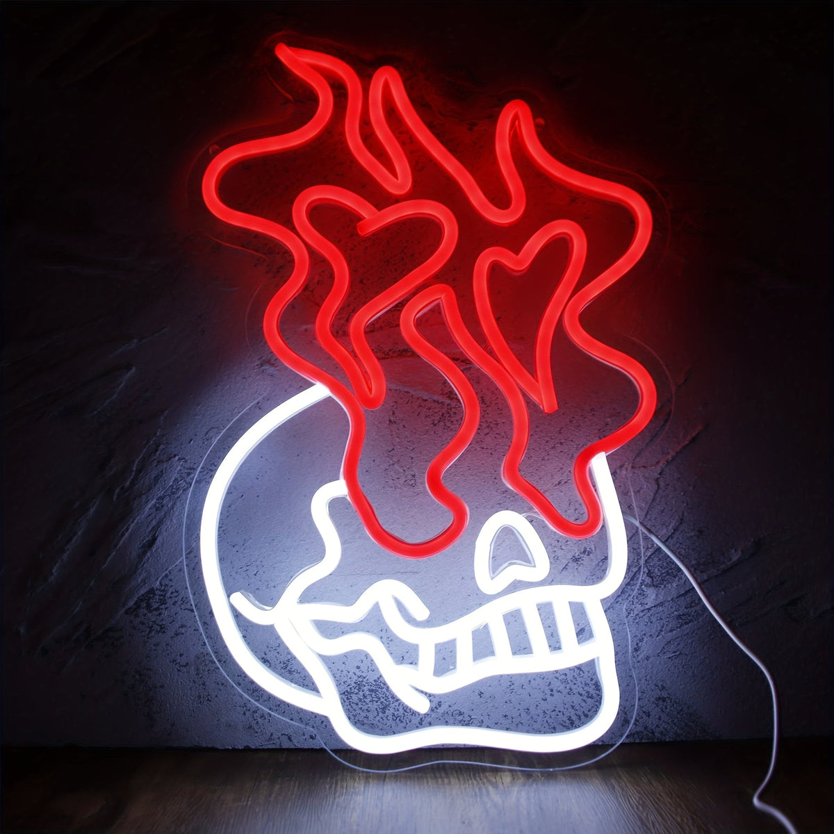 Skeleton Ghost LED Neon Light for Bedroom Bar and Wall Decor view 2