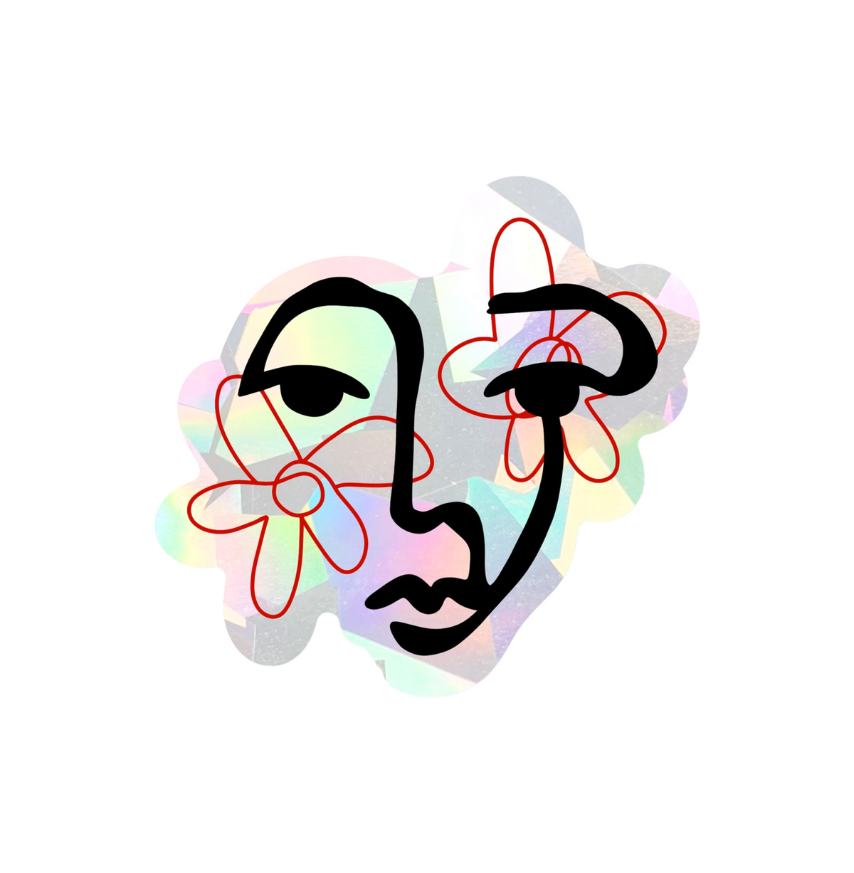 Flor Flower Sun Catcher Sticker for Home Windows and Rainbow Decor view 2