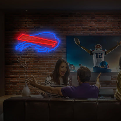 Football Neon Sign LED Lights for Bedroom Man Cave Football Club Bar view 4