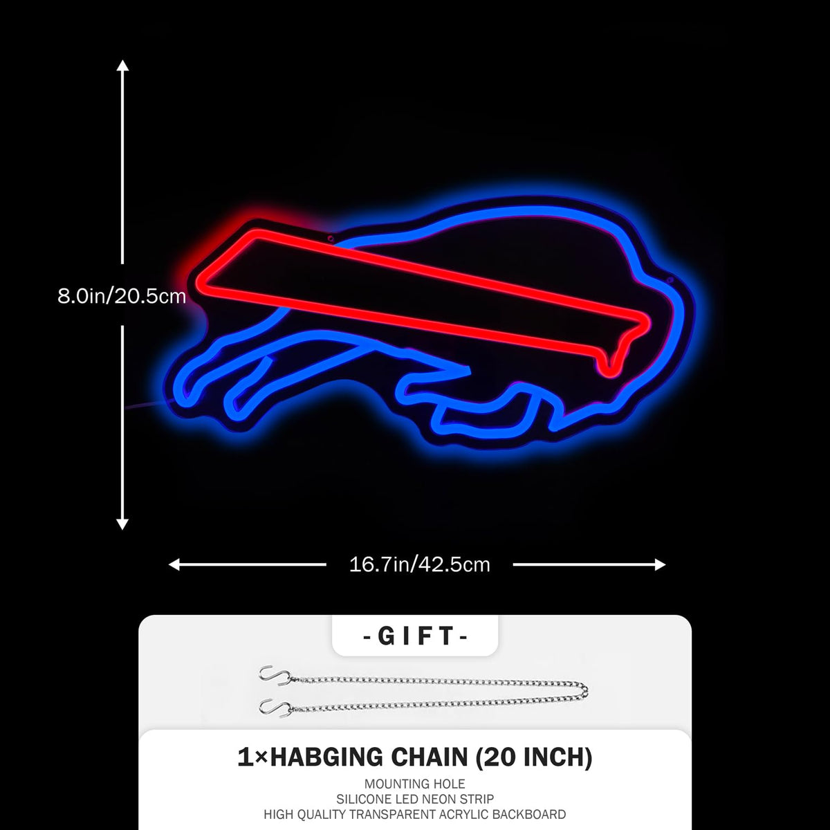 Football Neon Sign LED Lights for Bedroom Man Cave Football Club Bar view 5