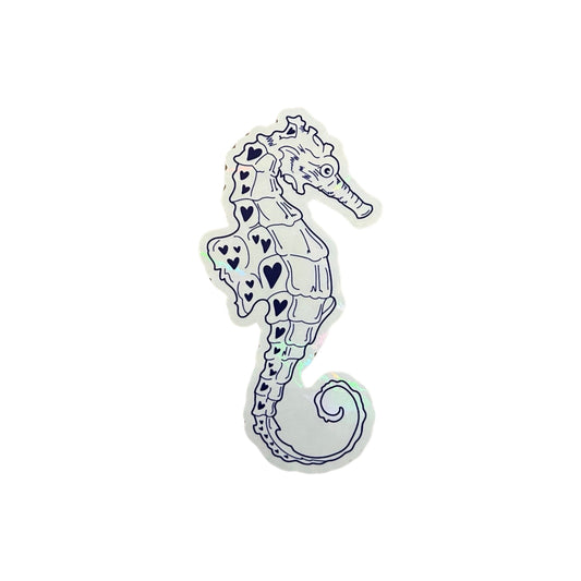 Seahorse Sun Catcher Sticker for Home Windows and Rainbow Decor