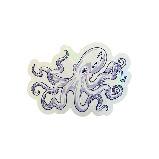 Octopus Sun Catcher Sticker for Home Windows and Rainbow Decor